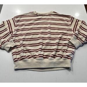 Rylee & Cru Long Sleeve Striped‎ French Terry Sweatshirt Size 4-5Y Crew Neck